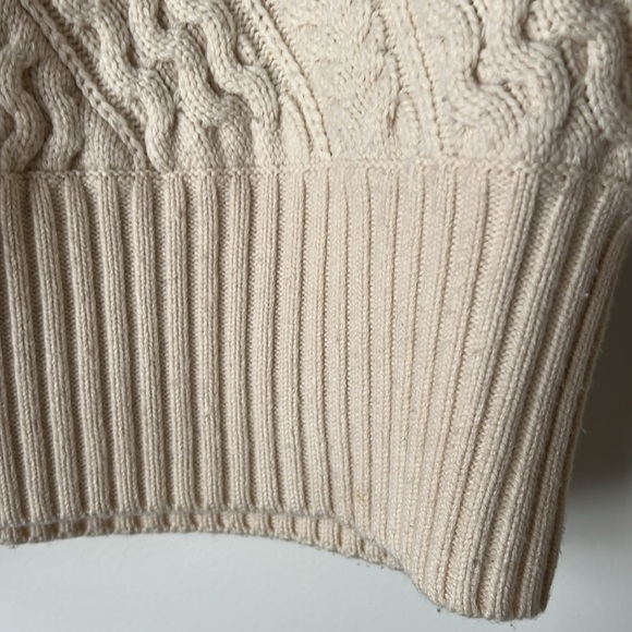 BURBERRY ♥️ Cable knit wool and cashmere sweater Sz S/P - Picture 9 of 14